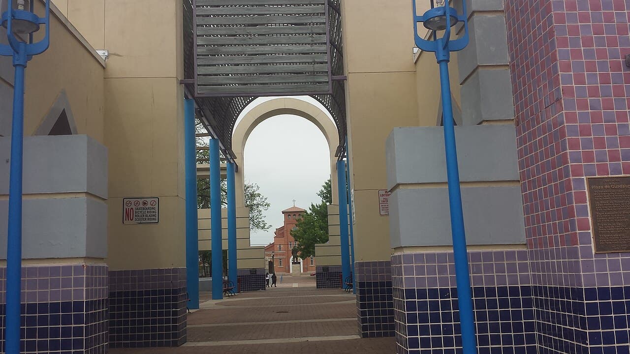 Exterior of Guadalupe Cultural Arts Center, Southtown